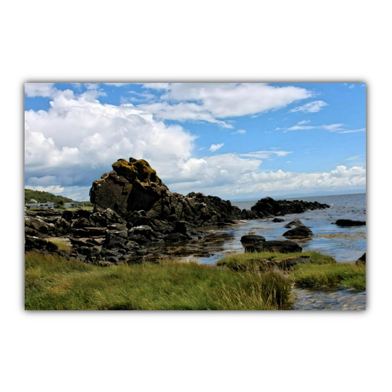 Canvas Art. Scottish Landscapes & Seascapes. Kildonan Beach. Isle of Arran. Scotland.