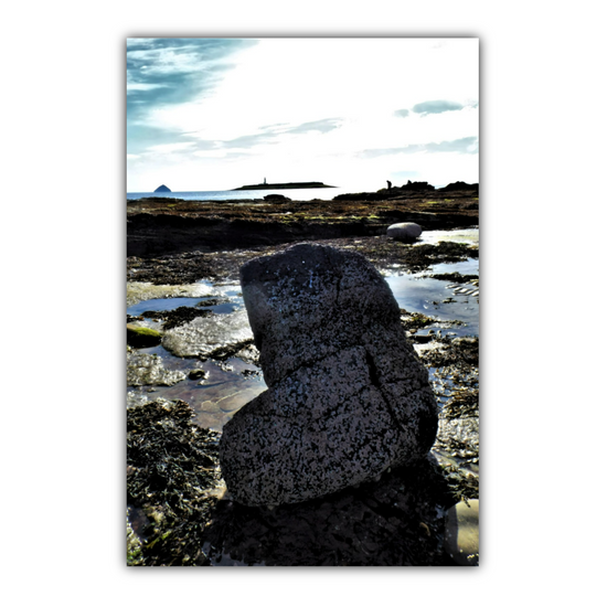 Canvas Art. Scottish Landscapes & Seascapes. Kildonan Beach. Ailsa Craig. Pladdda Island. Isle of Arran. Scotland.