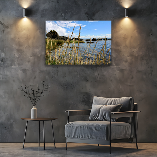 Canvas Art. Scottish Landscapes & Seascapes. Kildonan Beach. Isle of Arran. Scotland.