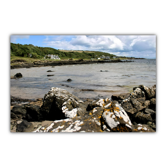 Canvas Art. Scottish Landscapes & Seascapes. Kildonan Beach. Isle of Arran. Scotland.