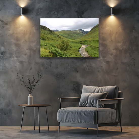 Canvas Art. Scottish Landscapes & Riverscapes. Glen Rosa Trail. Isle of Arran. Scotland.