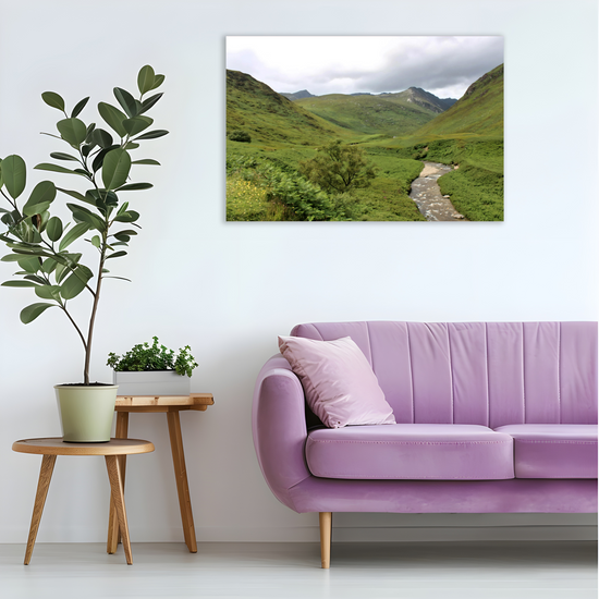 Canvas Art. Scottish Landscapes & Riverscapes. Glen Rosa Trail. Isle of Arran. Scotland.