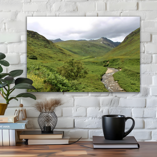 Canvas Art. Scottish Landscapes & Riverscapes. Glen Rosa Trail. Isle of Arran. Scotland.
