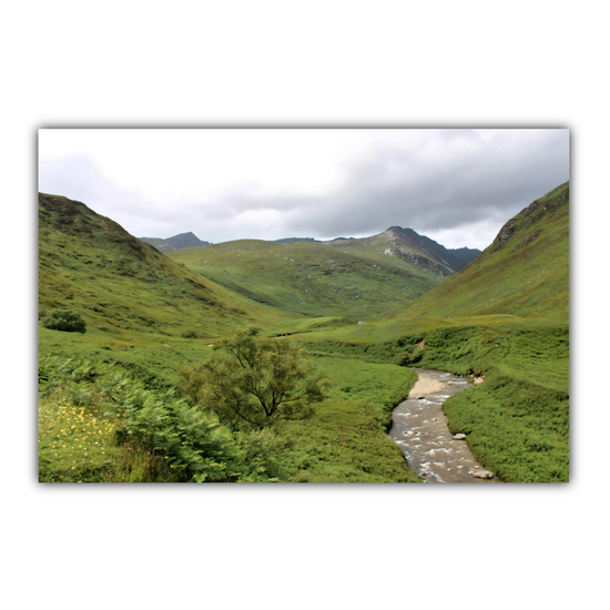 Canvas Art. Scottish Landscapes & Riverscapes. Glen Rosa Trail. Isle of Arran. Scotland.