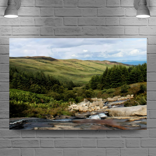 Canvas Art. Scottish Landscapes & Riverscapes. North Glen Sannox. Isle of Arran. Scotland.