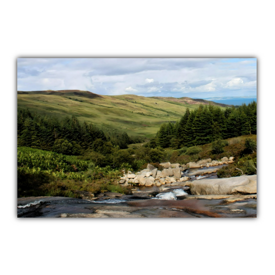 Canvas Art. Scottish Landscapes & Riverscapes. North Glen Sannox. Isle of Arran. Scotland.