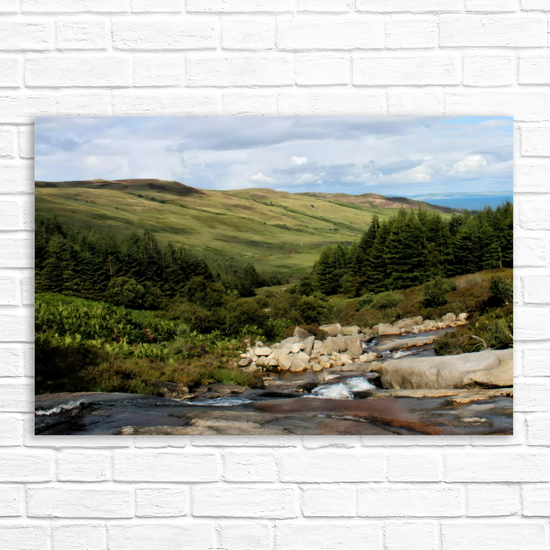 Canvas Art. Scottish Landscapes & Riverscapes. North Glen Sannox. Isle of Arran. Scotland.