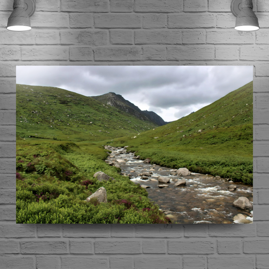 Canvas Art. Scottish Landscapes & Riverscapes. Glen Rosa Trail. Isle of Arran. Scotland.