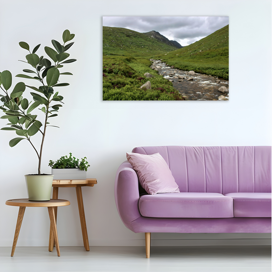 Canvas Art. Scottish Landscapes & Riverscapes. Glen Rosa Trail. Isle of Arran. Scotland.