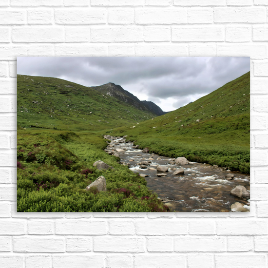 Canvas Art. Scottish Landscapes & Riverscapes. Glen Rosa Trail. Isle of Arran. Scotland.