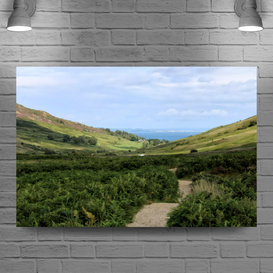 Canvas Art. Scottish Landscapes & Riverscapes. North Glen Sannox. Isle of Arran. Scotland.