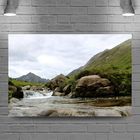 Canvas Art. Scottish Landscapes & Riverscapes. Glen Rosa Trail. Isle of Arran. Scotland.