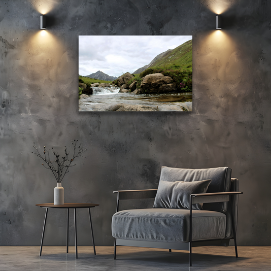 Canvas Art. Scottish Landscapes & Riverscapes. Glen Rosa Trail. Isle of Arran. Scotland.