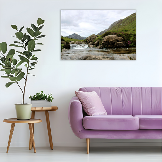 Canvas Art. Scottish Landscapes & Riverscapes. Glen Rosa Trail. Isle of Arran. Scotland.