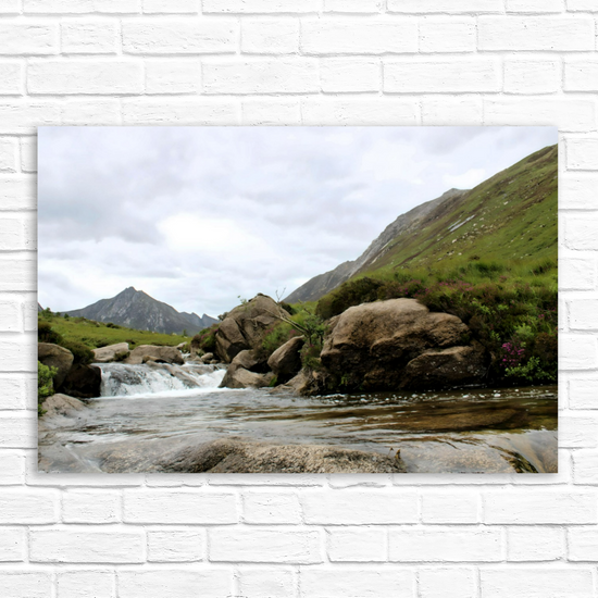 Canvas Art. Scottish Landscapes & Riverscapes. Glen Rosa Trail. Isle of Arran. Scotland.