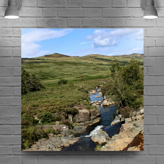 Canvas Art. Scottish Landscapes & Riverscapes. North Glen Sannox. Isle of Arran. Scotland.