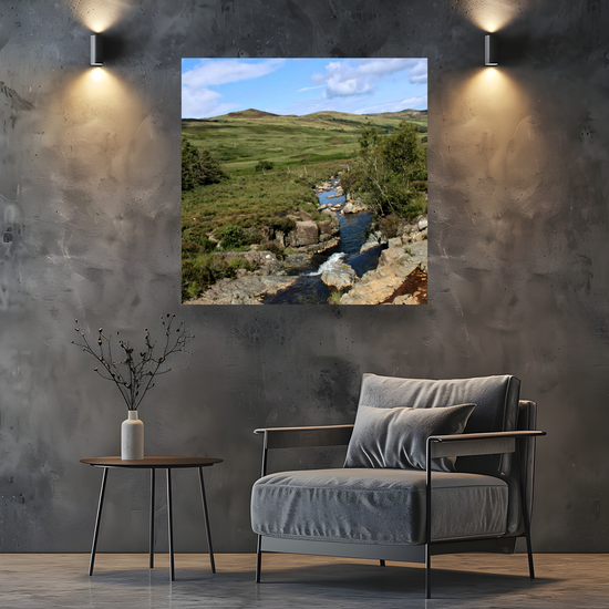Canvas Art. Scottish Landscapes & Riverscapes. North Glen Sannox. Isle of Arran. Scotland.