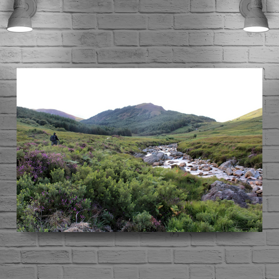 Canvas Art. Scottish Landscapes & Riverscapes. North Glen Sannox. Isle of Arran. Scotland.