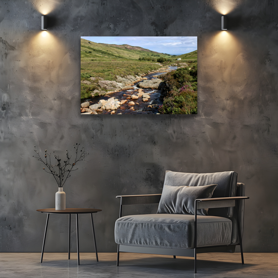 Canvas Art. Scottish Landscapes & Riverscapes. North Glen Sannox. Isle of Arran. Scotland.