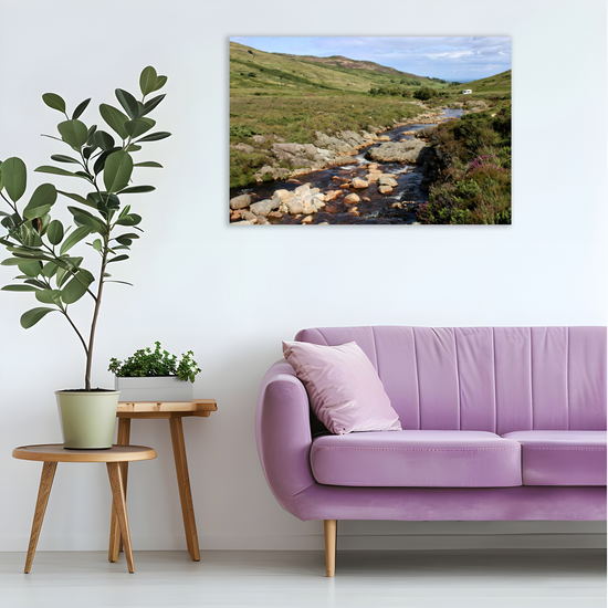 Canvas Art. Scottish Landscapes & Riverscapes. North Glen Sannox. Isle of Arran. Scotland.