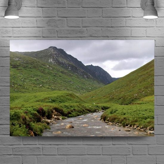 Canvas Art. Scottish Landscapes & Riverscapes. Glen Rosa Trail. Isle of Arran. Scotland.