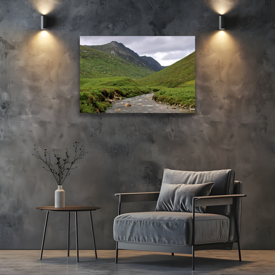 Canvas Art. Scottish Landscapes & Riverscapes. Glen Rosa Trail. Isle of Arran. Scotland.