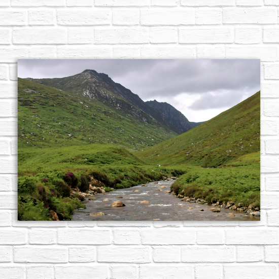 Canvas Art. Scottish Landscapes & Riverscapes. Glen Rosa Trail. Isle of Arran. Scotland.