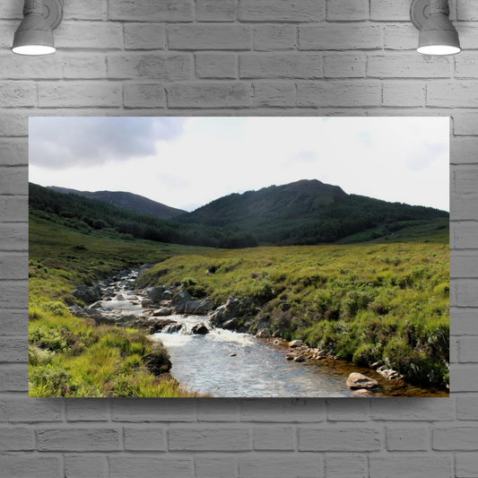 Canvas Art. Scottish Landscapes & Riverscapes. North Glen Sannox. Isle of Arran. Scotland.