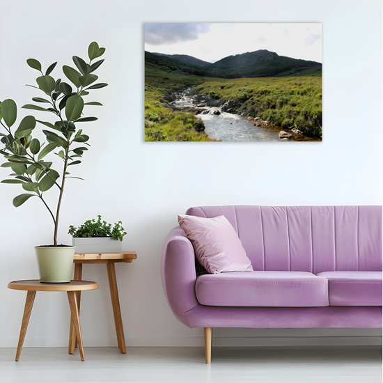 Canvas Art. Scottish Landscapes & Riverscapes. North Glen Sannox. Isle of Arran. Scotland.