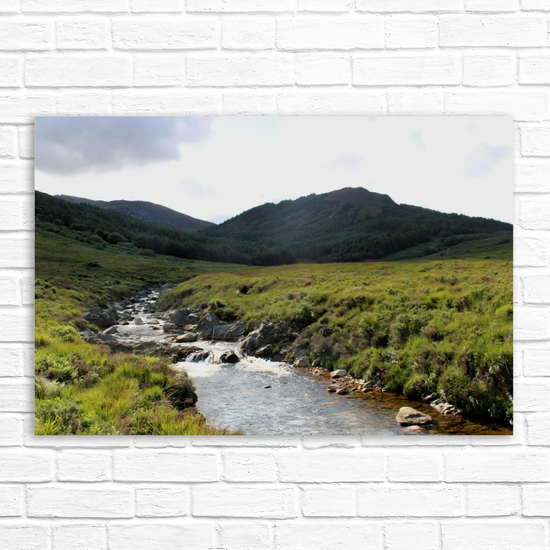 Canvas Art. Scottish Landscapes & Riverscapes. North Glen Sannox. Isle of Arran. Scotland.