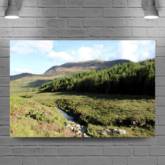 Canvas Art. Scottish Landscapes & Riverscapes. North Glen Sannox. Isle of Arran. Scotland.