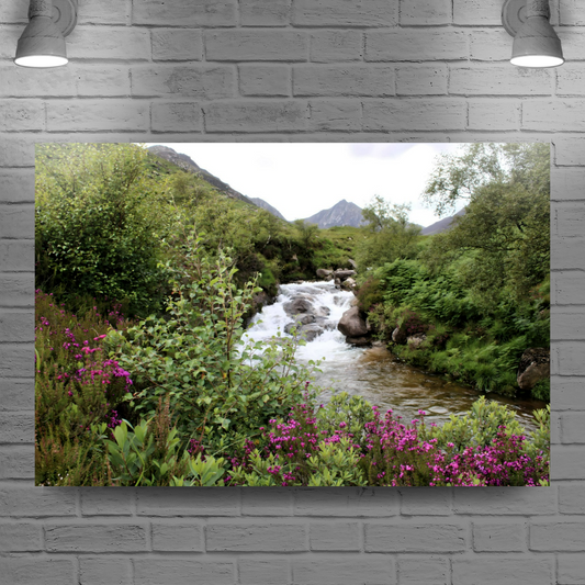 Canvas Art. Scottish Landscapes & Riverscapes. Glen Rosa Trail. Isle of Arran. Scotland.