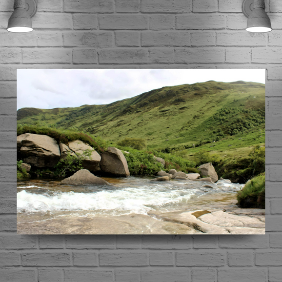 Canvas Art. Scottish Landscapes & Riverscapes. Glen Rosa Trail. Isle of Arran. Scotland.
