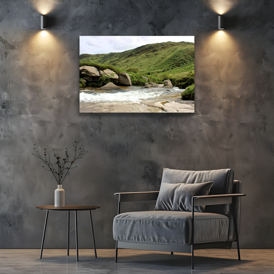 Canvas Art. Scottish Landscapes & Riverscapes. Glen Rosa Trail. Isle of Arran. Scotland.