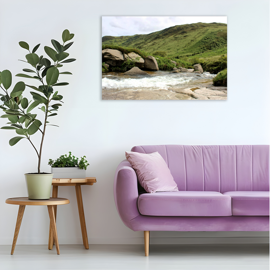 Canvas Art. Scottish Landscapes & Riverscapes. Glen Rosa Trail. Isle of Arran. Scotland.