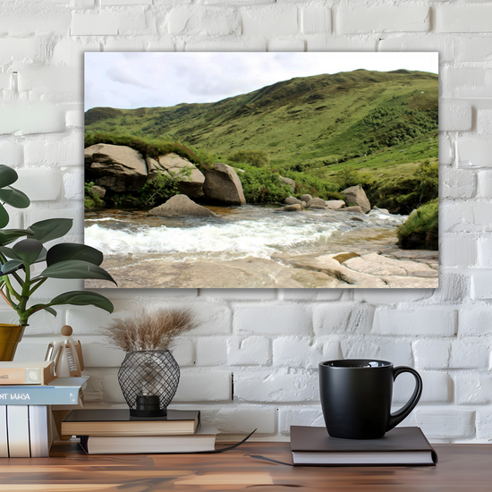 Canvas Art. Scottish Landscapes & Riverscapes. Glen Rosa Trail. Isle of Arran. Scotland.