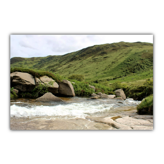Canvas Art. Scottish Landscapes & Riverscapes. Glen Rosa Trail. Isle of Arran. Scotland.