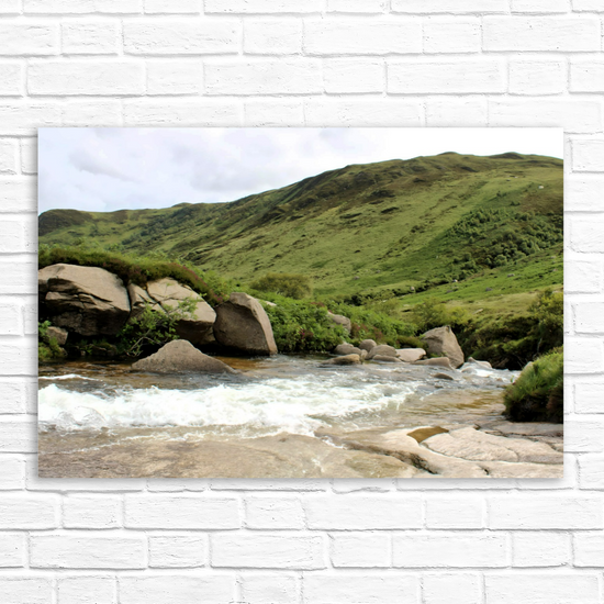 Canvas Art. Scottish Landscapes & Riverscapes. Glen Rosa Trail. Isle of Arran. Scotland.