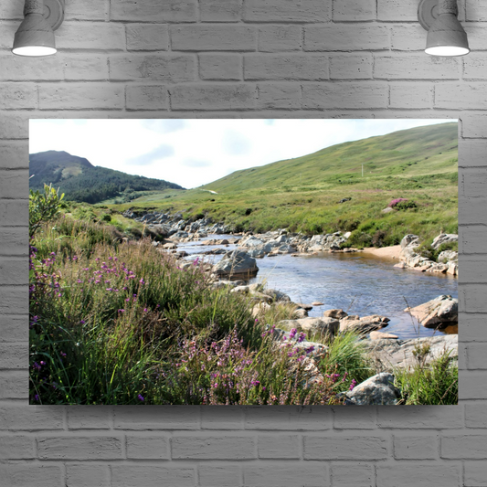 Canvas Art. Scottish Landscapes & Riverscapes. Glen Sannox. Isle of Arran. Scotland.