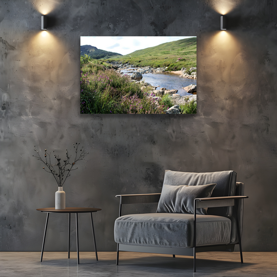 Canvas Art. Scottish Landscapes & Riverscapes. Glen Sannox. Isle of Arran. Scotland.