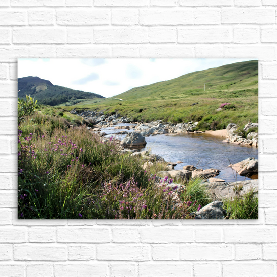 Canvas Art. Scottish Landscapes & Riverscapes. Glen Sannox. Isle of Arran. Scotland.