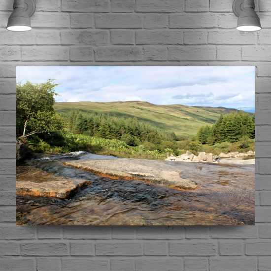 Canvas Art. Scottish Landscapes & Riverscapes. North Glen Sannox. Isle of Arran. Scotland.