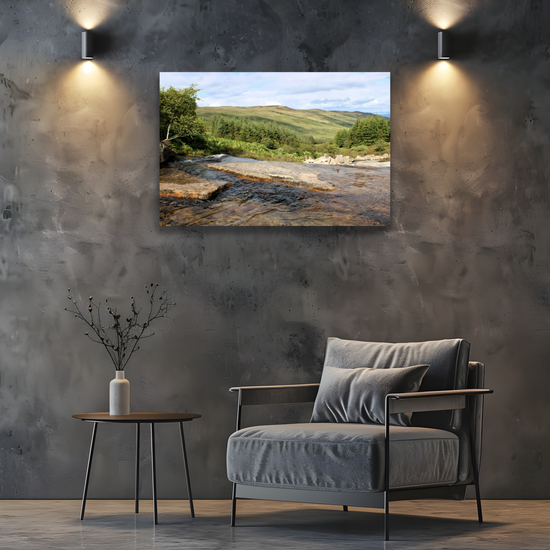 Canvas Art. Scottish Landscapes & Riverscapes. North Glen Sannox. Isle of Arran. Scotland.
