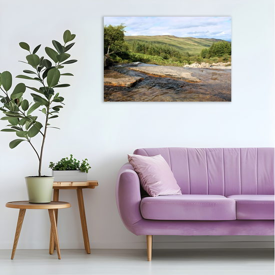 Canvas Art. Scottish Landscapes & Riverscapes. North Glen Sannox. Isle of Arran. Scotland.