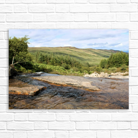 Canvas Art. Scottish Landscapes & Riverscapes. North Glen Sannox. Isle of Arran. Scotland.