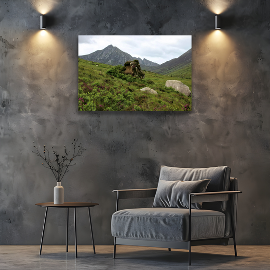 Canvas Art. Scottish Landscapes & Riverscapes. Glen Rosa Trail. Isle of Arran. Scotland.