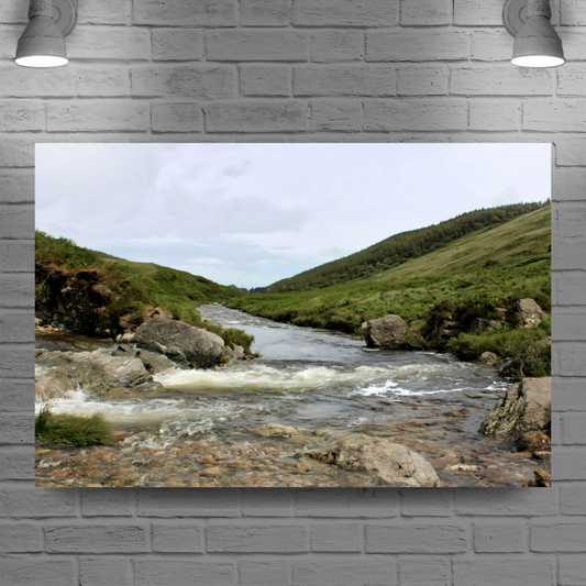 Canvas Art. Scottish Landscapes & Riverscapes. Glen Rosa Trail. Isle of Arran. Scotland.