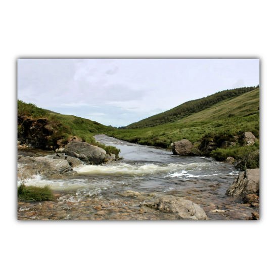 Canvas Art. Scottish Landscapes & Riverscapes. Glen Rosa Trail. Isle of Arran. Scotland.