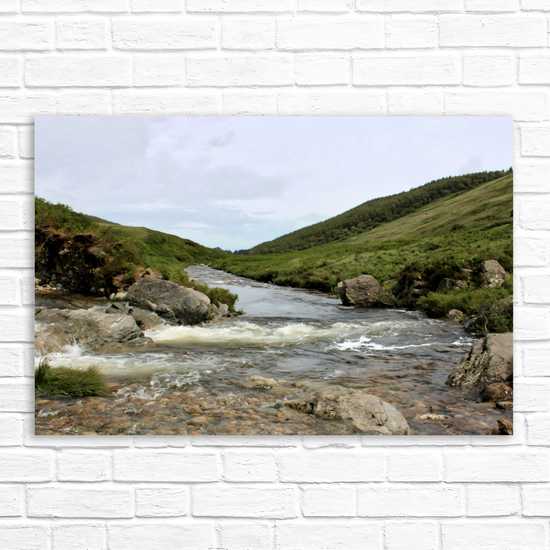 Canvas Art. Scottish Landscapes & Riverscapes. Glen Rosa Trail. Isle of Arran. Scotland.