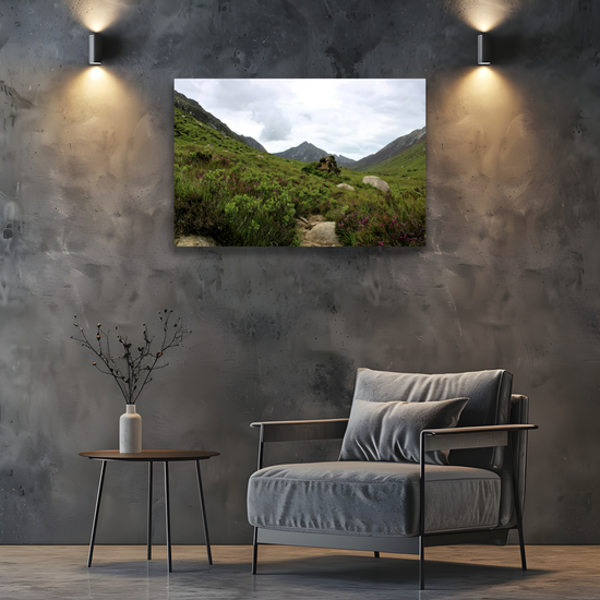 Canvas Art. Scottish Landscapes & Riverscapes. Glen Rosa Trail. Isle of Arran. Scotland.